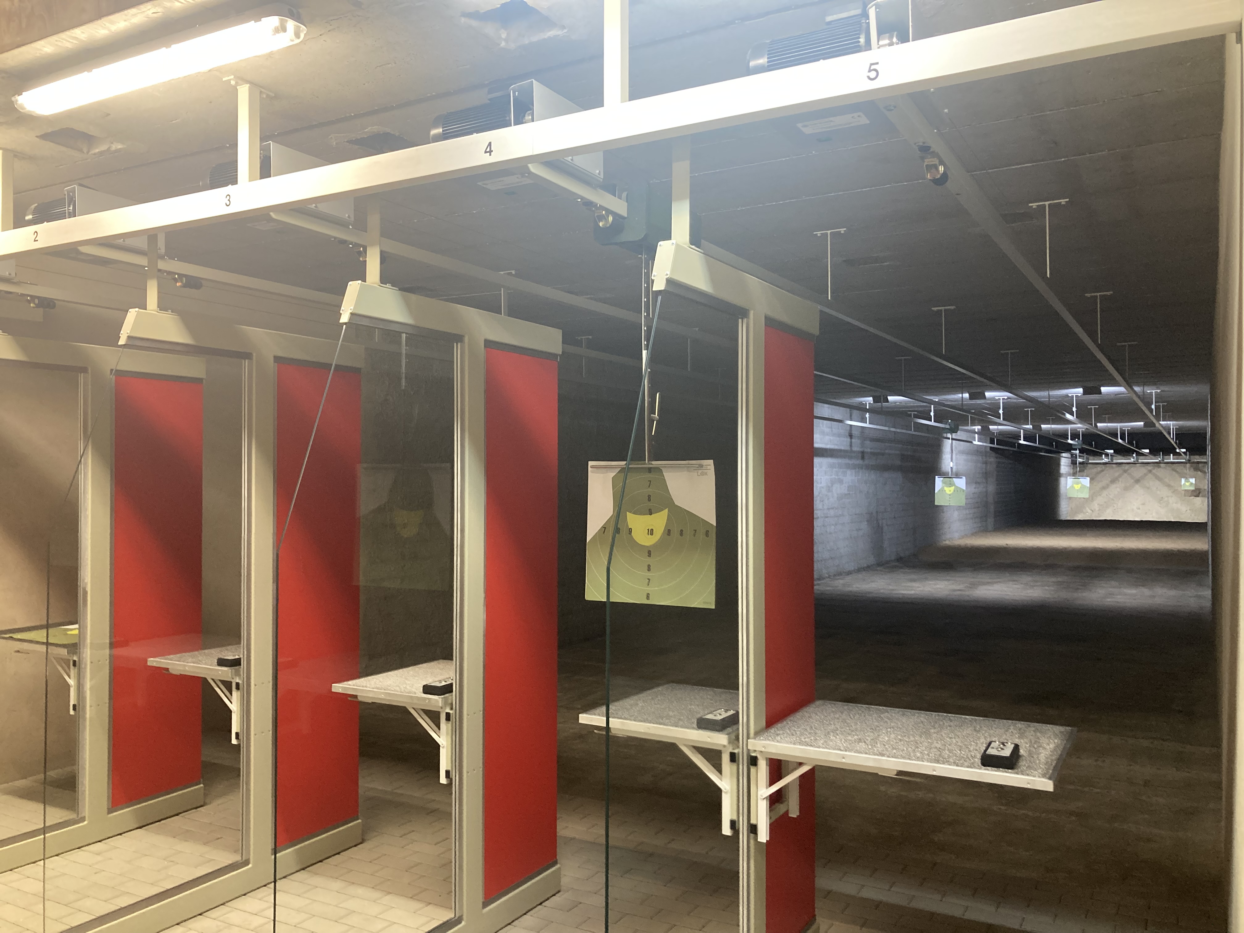 Indoor range area